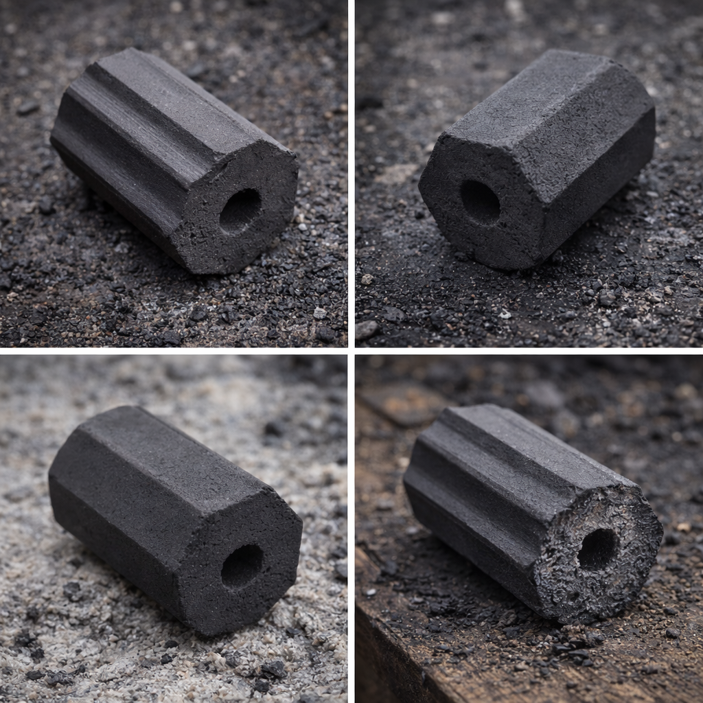 فحم فستق كربوني