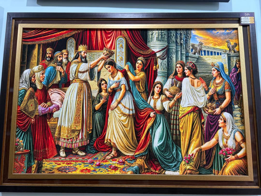 تابلو فرش إيراني فاخر في العراق