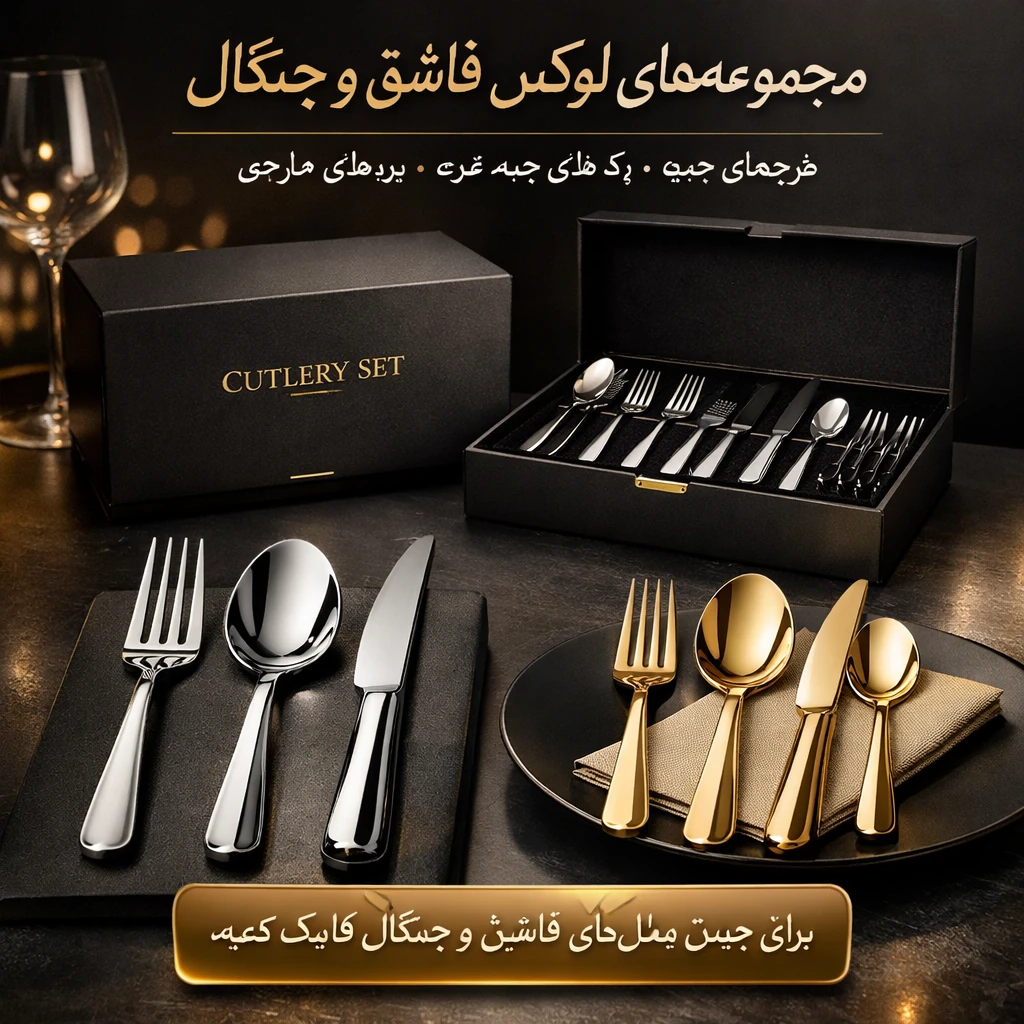 سرویس قاشق چنگال